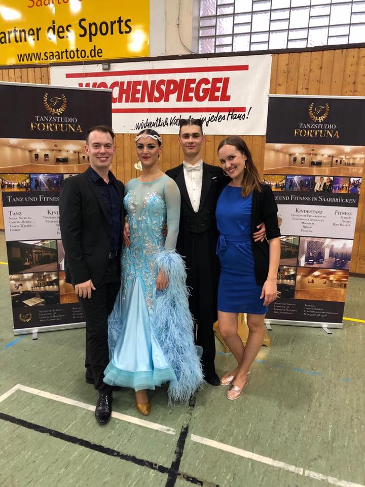 Artemi und Anastasia bestes deutsches Paar bei internationalem Turnier in Luxemburg